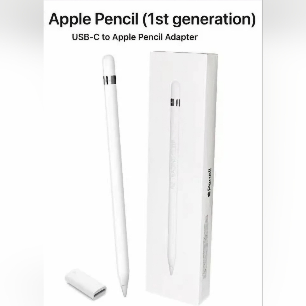 Apple Pencil 1st Generation w/USB C Type Adapter
